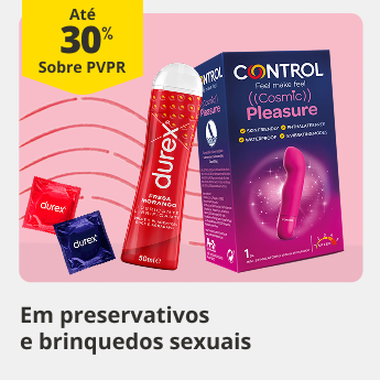 At&eacute; 30% PVP recomendado em preservativos e brinquedos sexuais